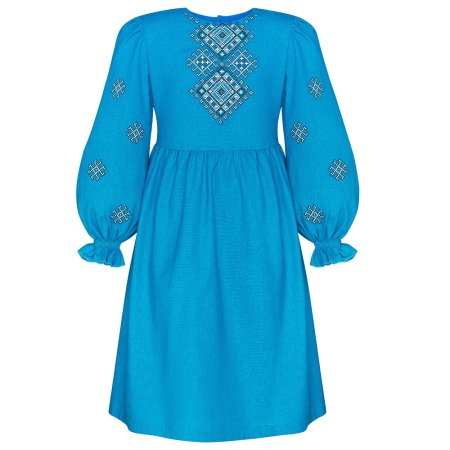 Сукня вишиванка для дівчинки Колос - Хмельницька 110