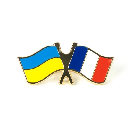Значок "Прапор Україна-Франція"