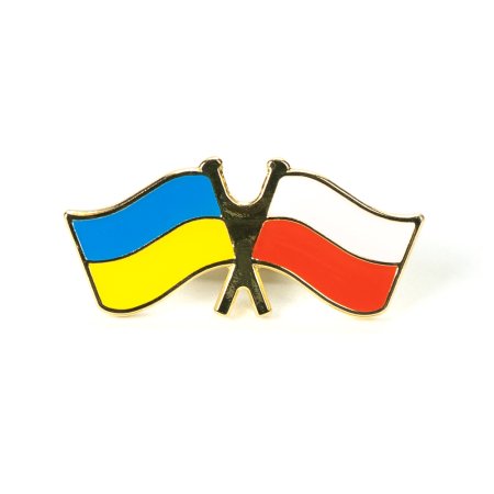 Значок "Флаг Украина-Польша"