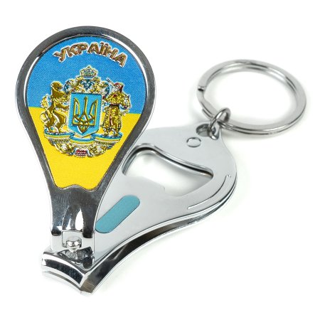 Брелок металлический (кусачки-открывалка) -  Герб Украины