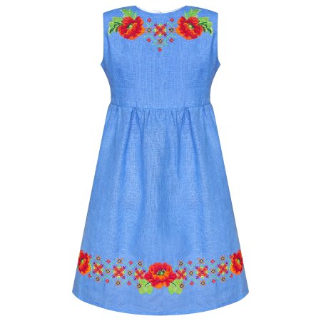 Сукня для дівчинки Колос - Яскраві маки 104