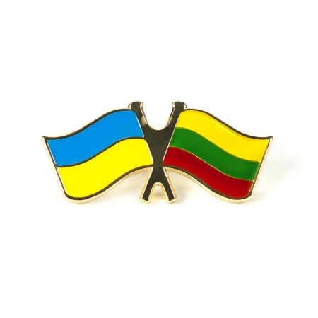 Значок "Флаг Украина-Литва"