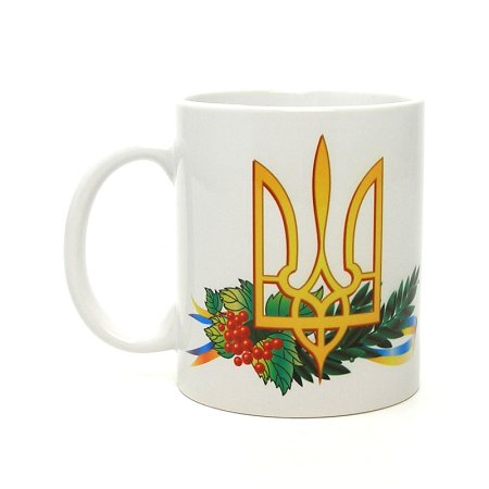 Чашка Герб Украины Большой на Флаге 300 мл
