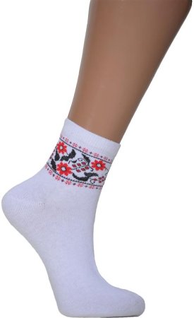 Шкарпетки з вишивкою жіночі (017) 23 (35-37)