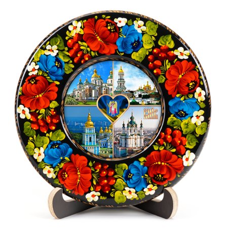 Тарелка сувенирная Достопримечательности Киева (ТД-01-17-011-950-012)